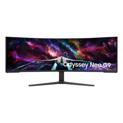 Монитор Samsung Odyssey Neo G9 G95NC 57" Dual UHD Curved Gaming Monitor, 240Hz, 1ms, VA, Mini-LED, HDR1000, FreeSync Premium Pro, HDMI, DP, USB Hub, White | LS57CG952NMXUE