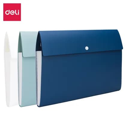 Папка с кнопкой 7 отд. EF606 Deli