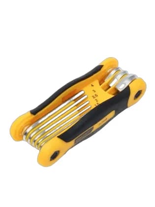 Шестигранник плоск. склад. в наб. 8шт 1.5-8mm DL3598 Deli