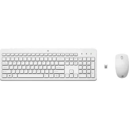 Беспроводный комплект клавиатура + мышь для ПК HP 230 Wireless Mouse and Keyboard Combo (White) RUSS (3L1F0AA)
