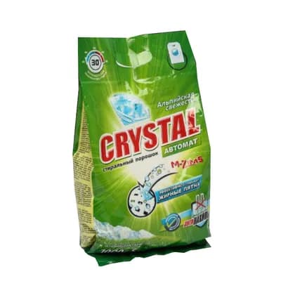 Стиральный порошок Автомат   "CRYSTAL"- 1 кг  Альпийская свежесть