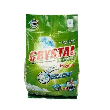 Стиральный порошок Автомат  "CRYSTAL" - 2 кг , Альпийская свежесть