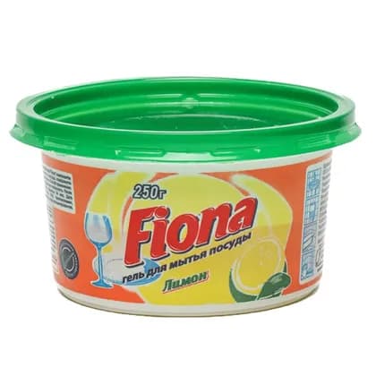 Средства для мытья посуды Гель "FIONA" 250 гр Лимон