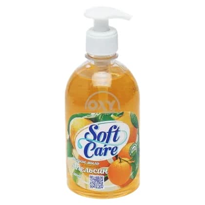 Жидкое мыло - "SOFT CARE" 480 мл Апельсин