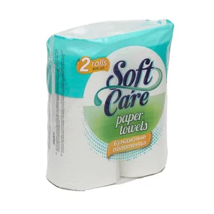 Бумажное полотенце "SOFT CARE" (2 шт)