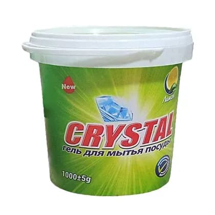 Средства для мытья посуды Гель "CRYSTAL" 1000 гр Лимон