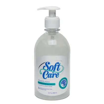 Жидкое мыло - "SOFT CARE" 480 мл Антибактериал