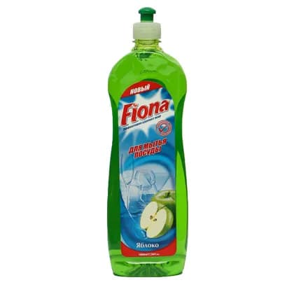 Средства для мытья посуды "FIONA" 1 л Яблоко