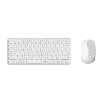 Беспроводной комплект клавиатура и мышь 9010M WHITE