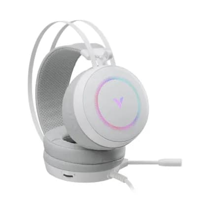 Наушники Rapoo VH160S, проводные USB, полноразмерные, игровые | VH160S White