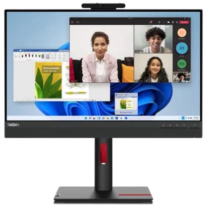 Монитор Lenovo ThinkCentre Tiny-In-One 24 Gen 5 Monitor, 23.8" FHD IPS Display, 60Hz Refresh Rate, 4ms Response Time, Speakers, Webcam, HDMI, DisplayPort, Black | 12NAGAT1EU