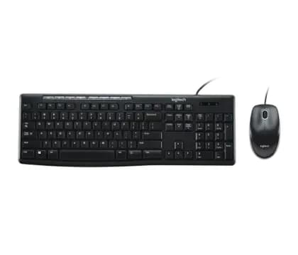 Комплект проводной клавиатуры и мыши MK200