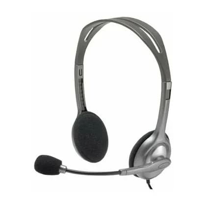 Наушники Logitech H110, проводные 3.5мм, накладные, для звонков | H110