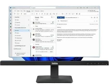 Монитор Lenovo - 24" S24-4e Monitor, IPS, 4ms, 100Hz, FHD (1920x1080), HDMI, VGA, Raven Black