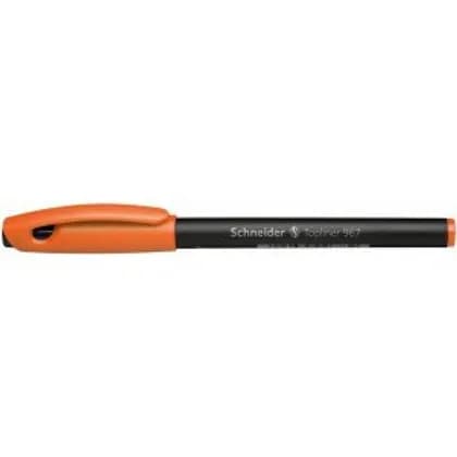 Ручка фетровая Schneider Topliner 967 (0.4mm/оран)	196706