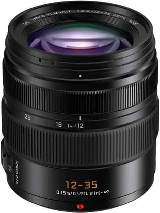 Panasonic Leica DG Vario-Elmarit 12-35mm f/2.8 ASPH. POWER O.I.S. Lens (Micro Four Thirds), 24-70mm (Full-Frame Equivalent), 5-Axis Dual I.S. 2 Compatible, Black | H-ES12035