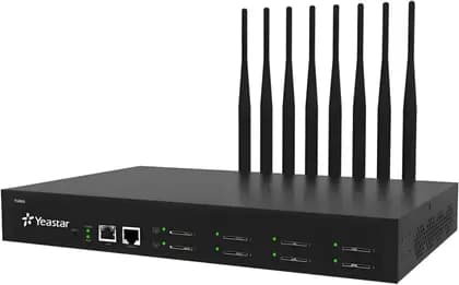 Yeastar TG800L 8 Ports 4G LTE VoIP Gateway, High Performance 4G/LTE to VoIP GSM Trunking, SIP/IAX2 Support, HD VoLTE Calls, Web Management for SMB Communications, Black | TG800L