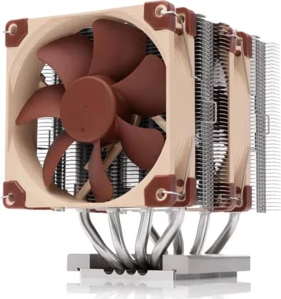 Noctua NH-D9 TR5-SP6 4U CPU Cooler, AMD Threadripper & Epyc sTR5 & SP6 Socket, 2x NF-A9 HS-PWM Fans, 2500 RPM Fan Speed, 96.3 CFM Airflow, SSO2 Bearing Type | NH-D9 TR5-SP6 4U