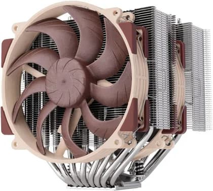 Noctua NH-D15 G2 HBC CPU Coolers, 2x NF-A14x25r G2 PWM Fans, 8 Heatpipes, 1500 RPM Fan Speed, 91.58 CFM Airflow, Copper Pipes, Aluminum Fins, Soldered Joints, Nickel Plating | NH-D15 G2 HBC