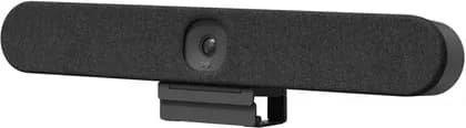 Logitech Rally Bar Huddle AIO Video Bar, 4K Resolution with 4x HD Zoom, Integrated Speakers Mic, Wi-Fi / Bluetooth, Designed for Small Spaces, HDMI / USB-C, Graphite | 960-001577 / 960-001501