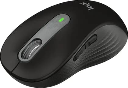 Logitech Signature M650 Wireless Mouse, For Small to Medium Sized Hands, Silent Clicks, 5 Buttons, Bluetooth, Multi-Device Compatibility, 400 DPI, 10m Range, Graphite Black | 910-006253/910-006275