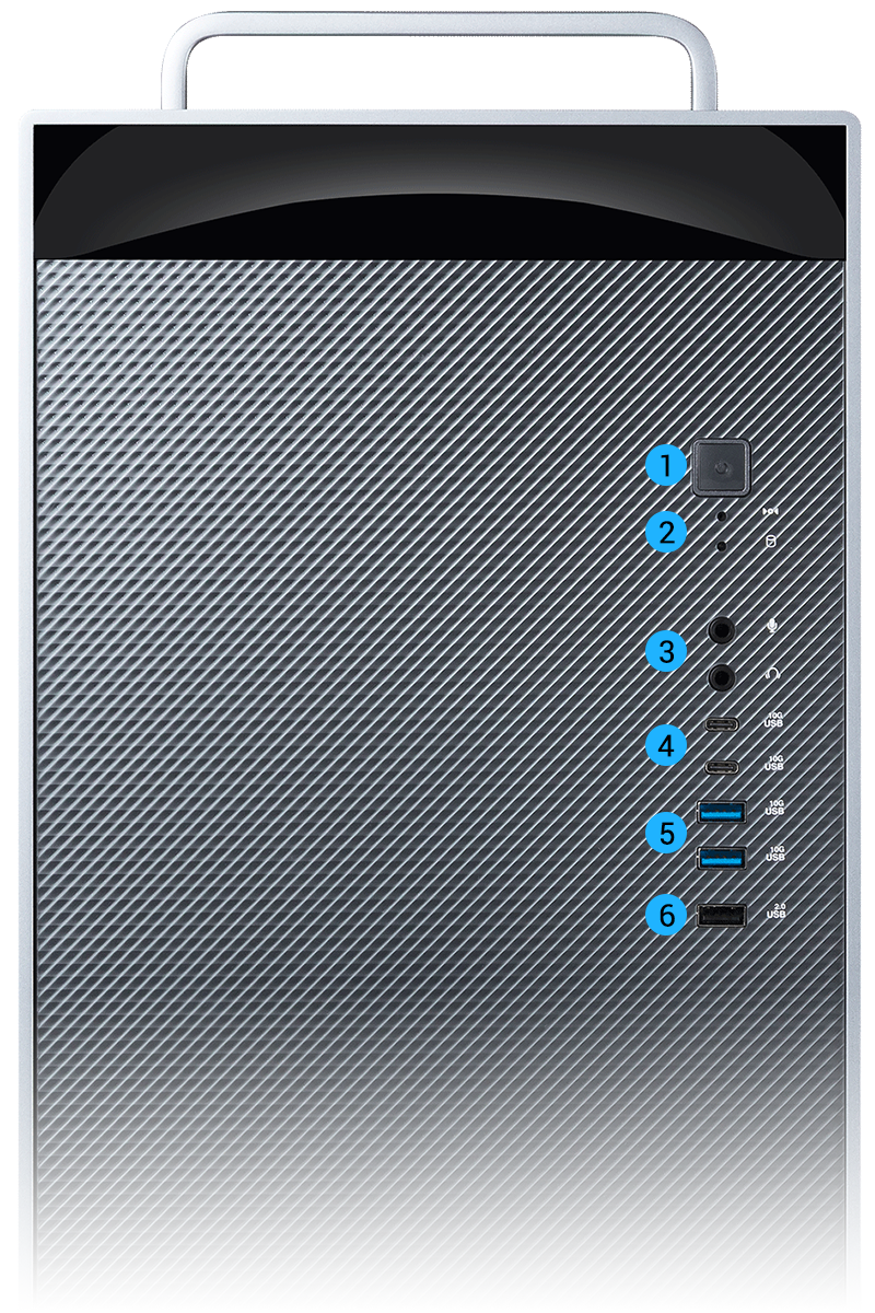 ASUS ExpertCenter Pro ET900N G3 — вид спереди
