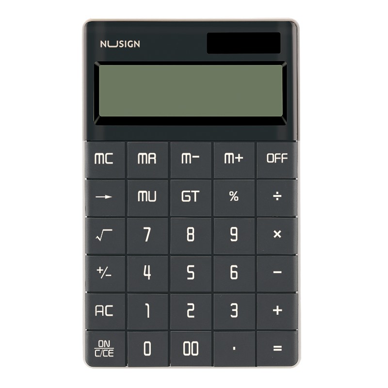 Калькулятор 12 Разрядный Nusign (Серый) Ns041 Deli