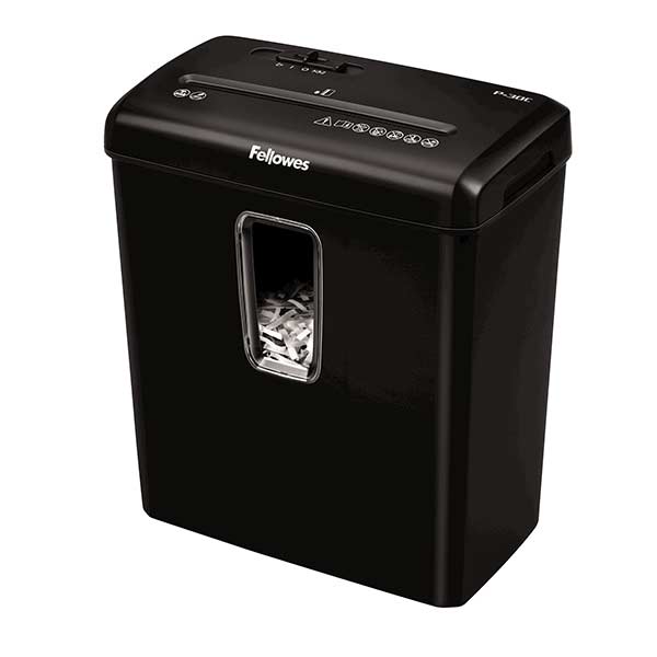 Шредер Fellowes® Powershred® P-30c, Din P-4, 4Х34 Мм, 6 Лст., 15 Лтр.	Fs-60081