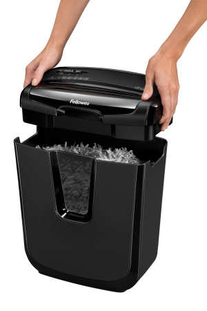 Шредер Fellowes® Powershred®  M-7c, Din P-4,  4Х35Мм, 7Лст., 14Лтр.,  Уничт.: Скобы, Пл. Карты	Fs-46031