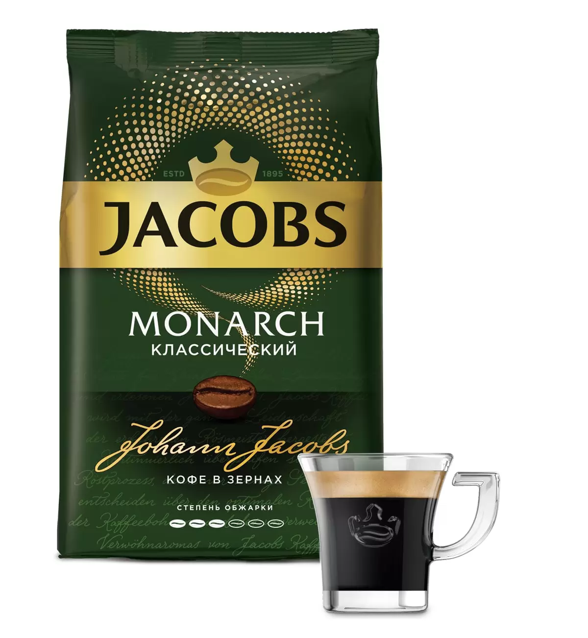 Jacobs Monarch Классик Зерно 6Х800 Г