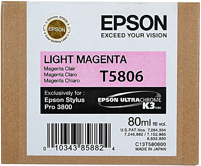 Картридж Epson T5806 Light Magenta
