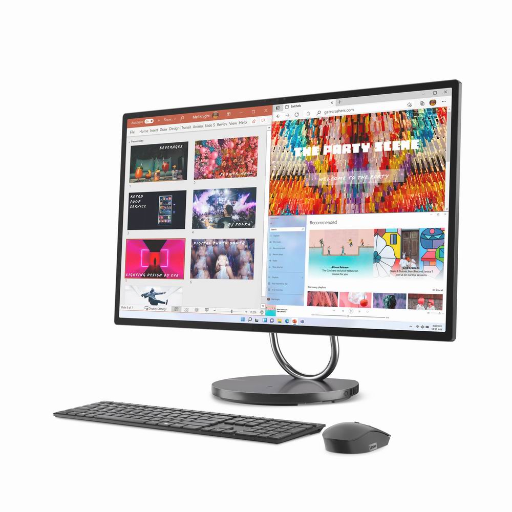 Моноблок Lenovo Yoga Aio 32ill10 | 31.5" Uhd Ips 495nits | Ultra 7 258v | 32gb Lpddr5x-8533 | 1tb Ssd | Wi-Fi 7 | Ultraslim Wrls Ms+Kb | W11 Home | Storm Grey | Wrls Charger