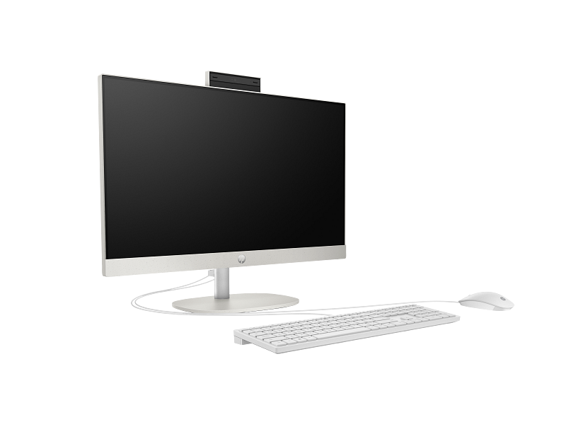 Моноблок Hp 24 Aio | Maokong24i 1c23 |  I3-N300 | 8gb| 512gb | Uma | Non-Touch/23.8 Fhd Antiglare Ips | Freedos 3.0 | Shell White - Hd Camera - Fixed Stand