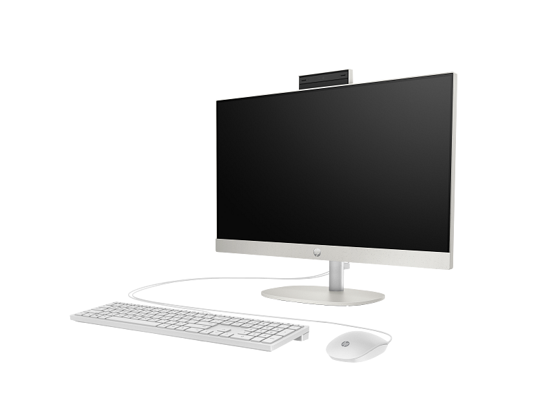 Моноблок Hp 24 Aio | Maokong24i 1c23 |  I3-N300 | 8gb| 512gb | Uma | Non-Touch/23.8 Fhd Antiglare Ips | Freedos 3.0 | Shell White - Hd Camera - Fixed Stand