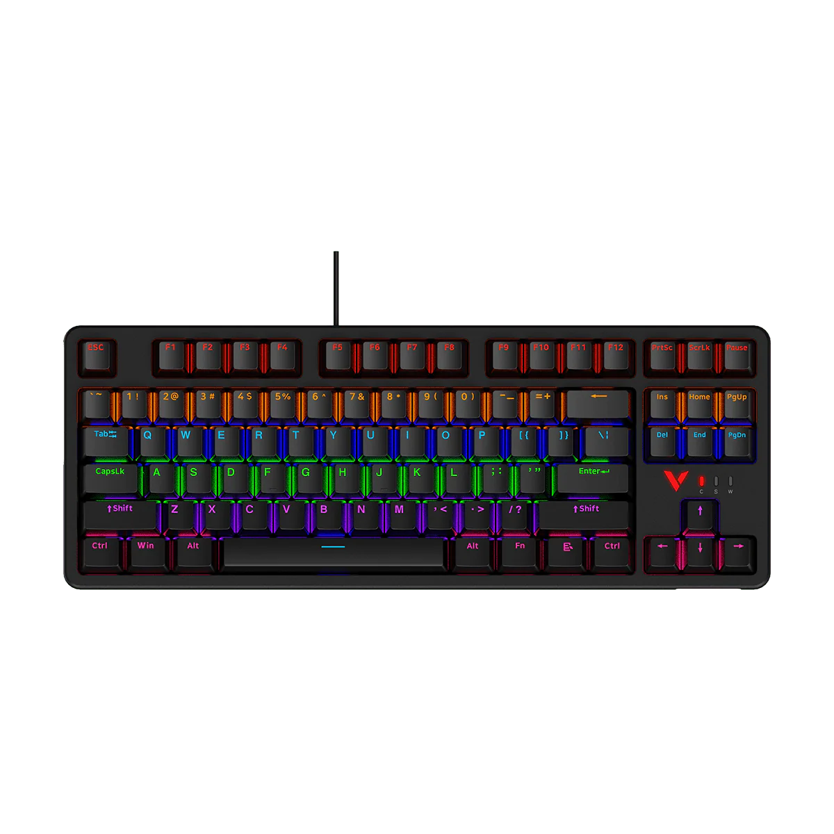 Проводная Клавиатура Rapoo V500pro-87 Black