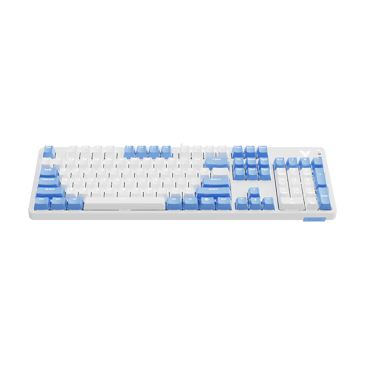 Проводная Клавиатура Rapoo V500pro White Cerulean