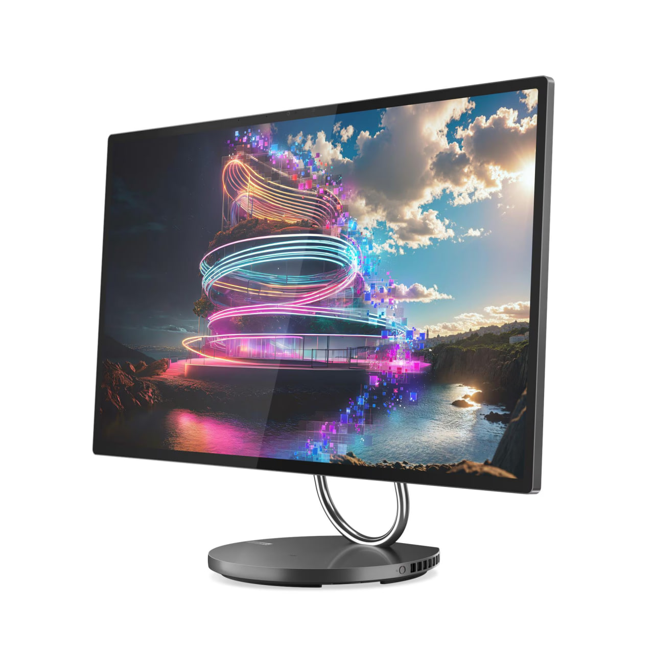 Моноблок Lenovo Yoga Aio 32ill10 | 31.5" Uhd Ips 495nits | Ultra 7 258v | 32gb Lpddr5x-8533 | 1tb Ssd | Wi-Fi 7 | Ultraslim Wrls Ms+Kb | W11 Pro | Storm Grey | Wrls Charger