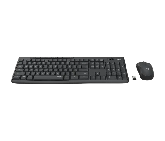 Бесшумный Беспроводной Клавиатура Logitech Mk295