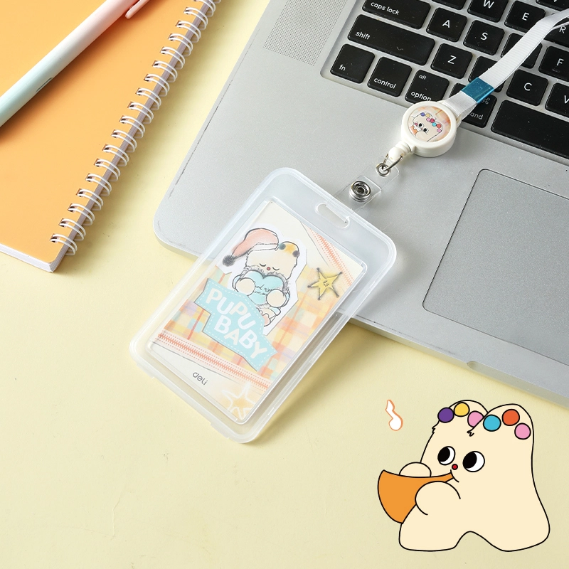 Бейдж Верт 54Х86Мм С Ретрактором Ef411 (Ассорт) Deli