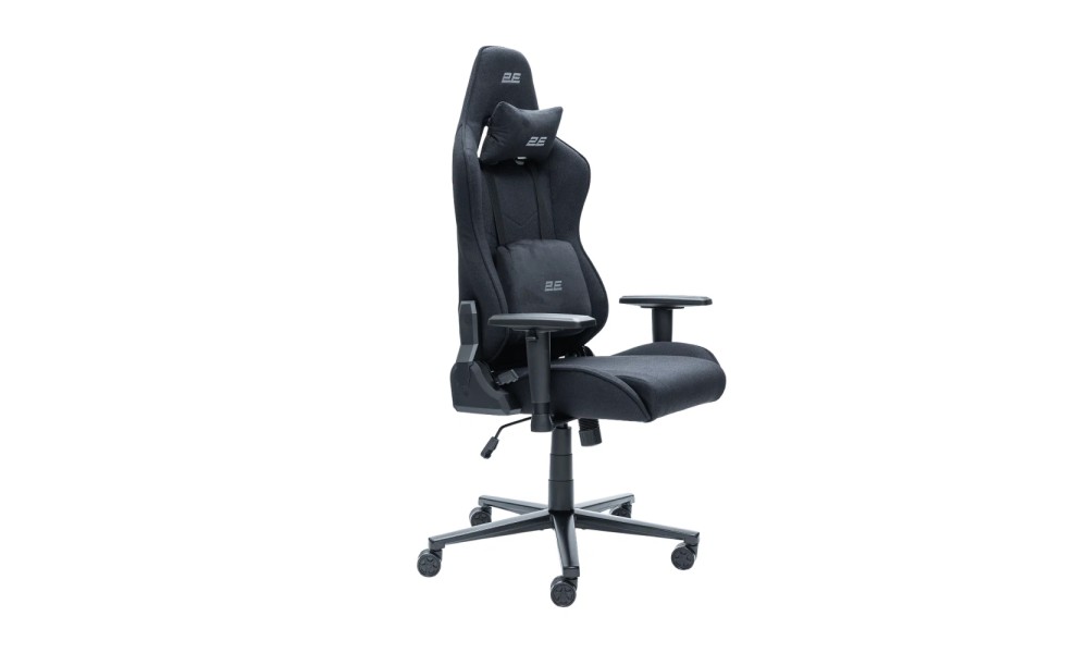 Кресло 2e Gaming Bushido Lite, Ткань, 2d-Armrests, Чёрный
