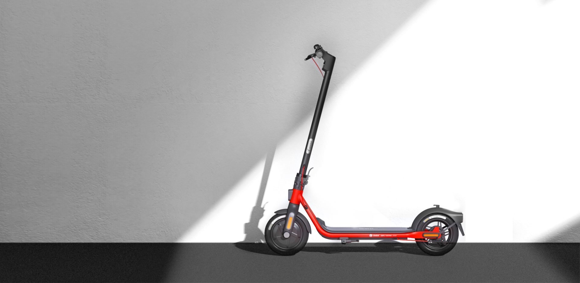 Электросамокат Segway-Ninebot D38e, Black/Red
