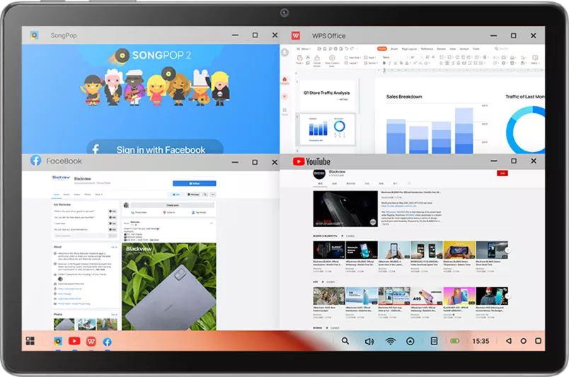 Планшет Blackview Tablet Tab 13 10.1"/Wuxga/6gb/Ssd128gb/Wifi/4glte Grey