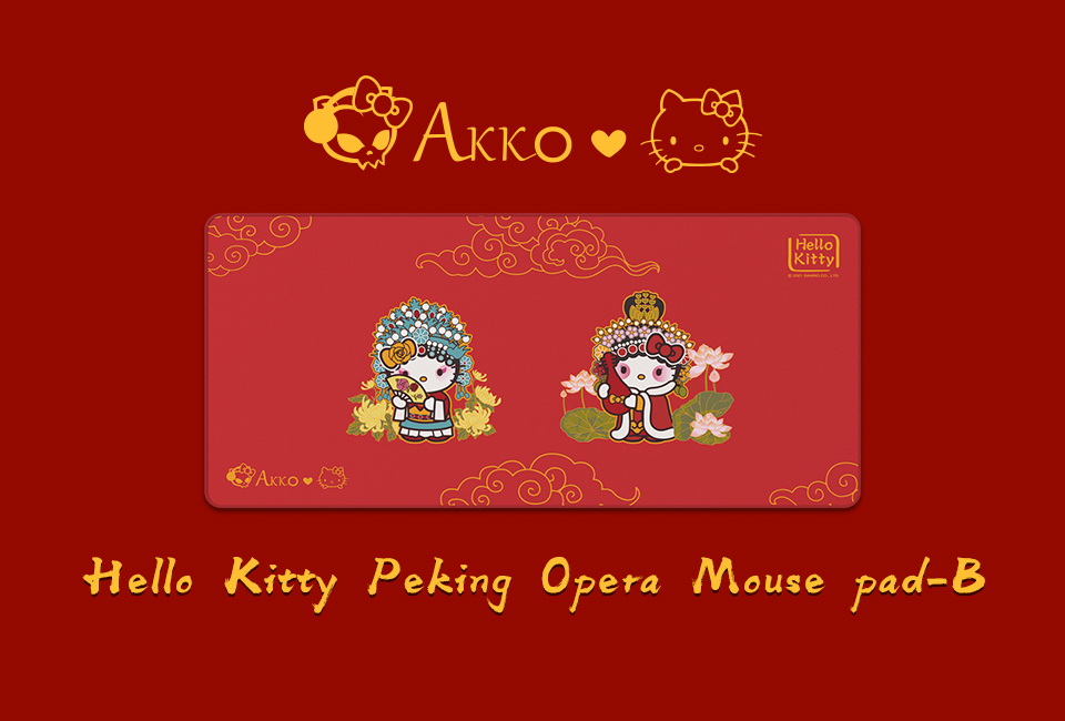 Игровая Поверхность Akko Hellokitty Peking Opera Deskmat B