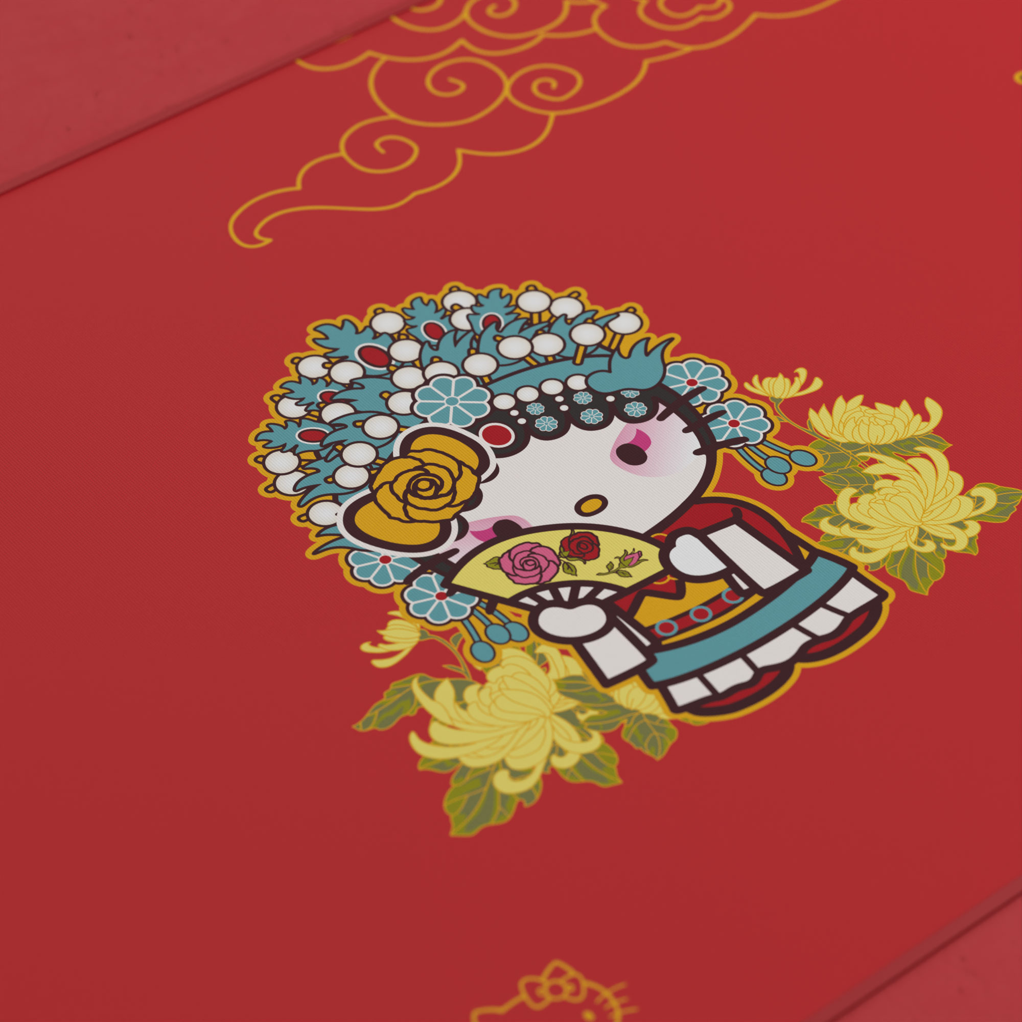 Игровая Поверхность Akko Hellokitty Peking Opera Deskmat B