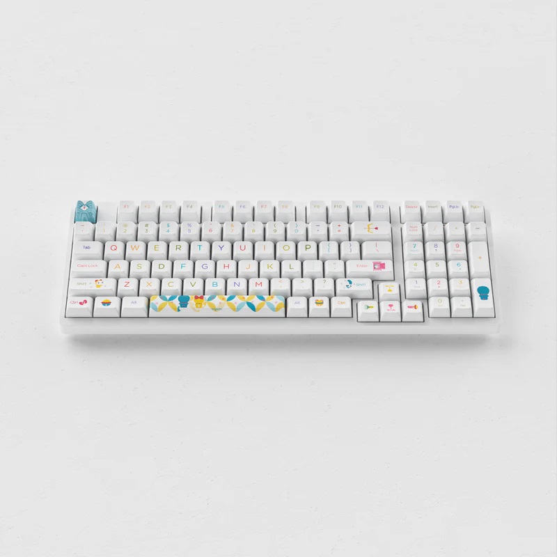 Клавиатура Akko 3098b Doraemon Rainbow Cs Jelly Pink Rgb