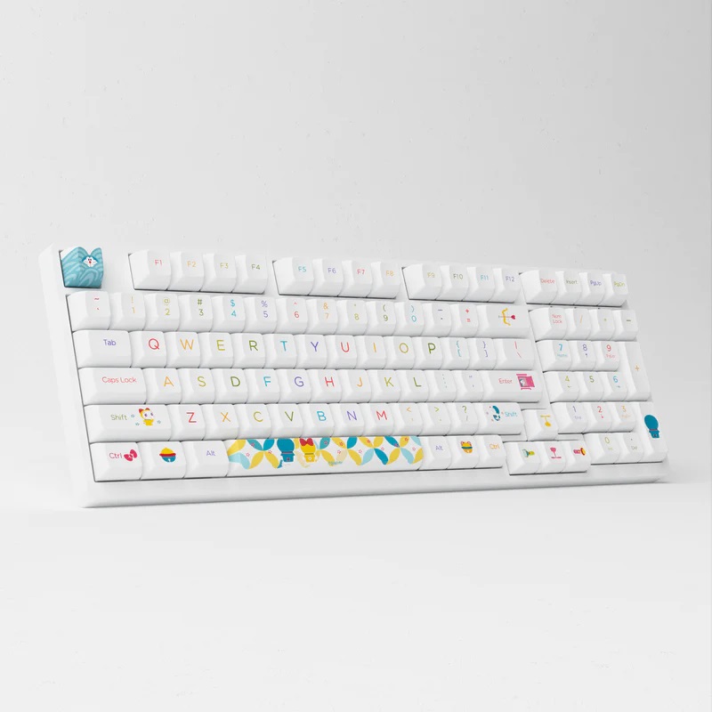 Клавиатура Akko 3098b Doraemon Rainbow Cs Jelly Pink Rgb