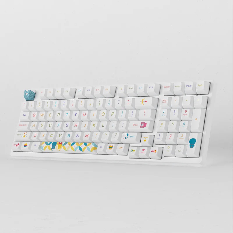 Клавиатура Akko 3098b Doraemon Rainbow Cs Jelly Pink Rgb