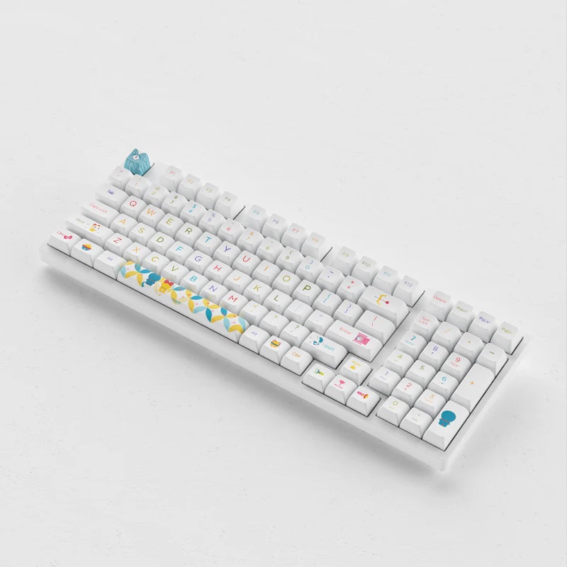 Клавиатура Akko 3098b Doraemon Rainbow Cs Jelly Pink Rgb