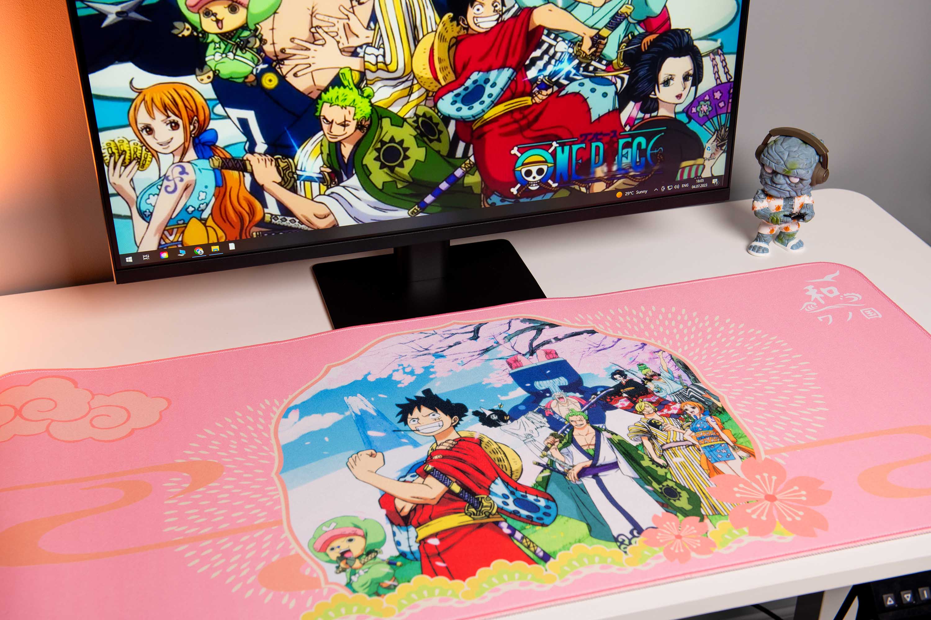 Игровая Поверхность Akko One Piece Wano Country Deskmat