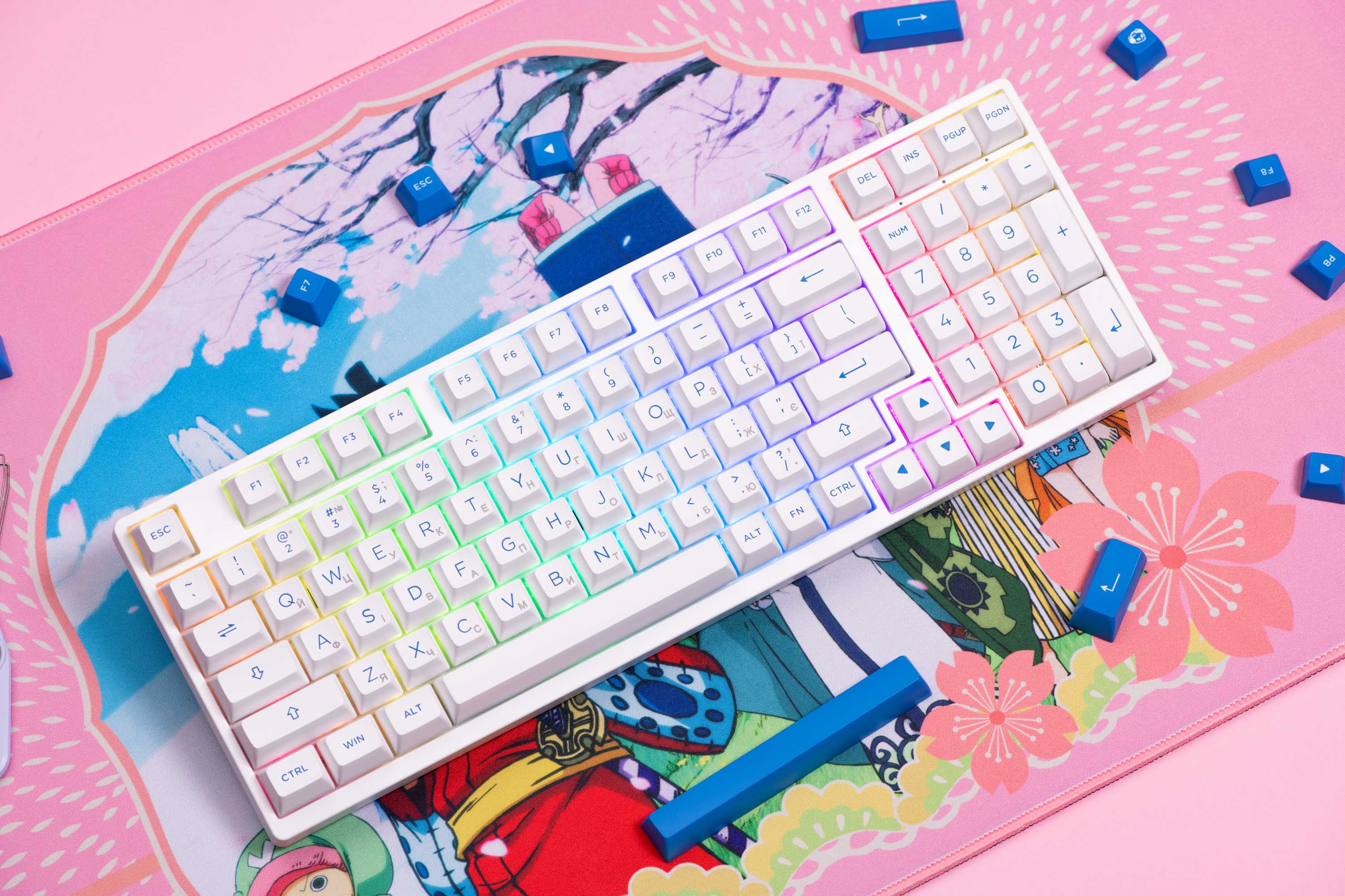 Игровая Поверхность Akko One Piece Wano Country Deskmat